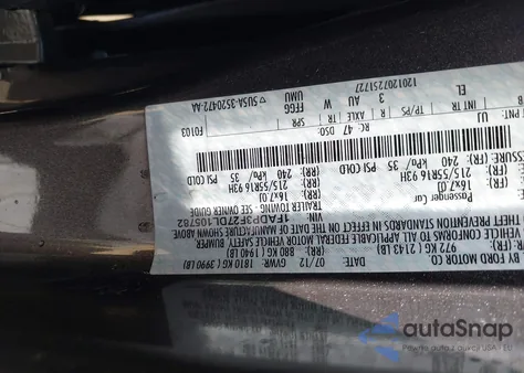 2013 Ford Focus Se из США, поврежденный, VIN 1FADP3F27DL105782